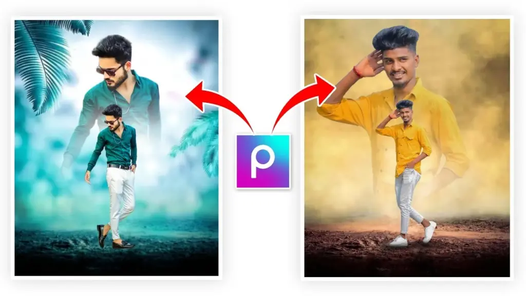 Professional look before and after picsart